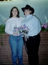 LAURA AND I AT MY WEDDING