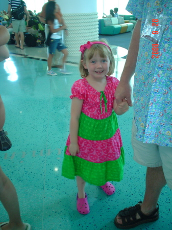 Lily in the Cruise Terminal