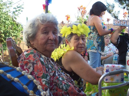 gramma and mom