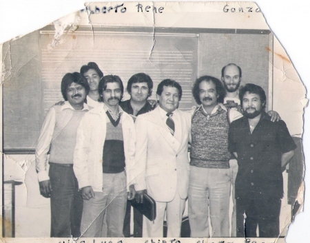 Rene and teachers in music school in Tijuana