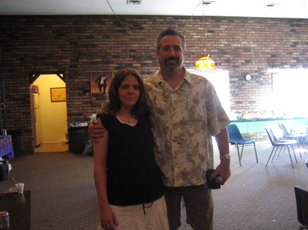 with my Neice Stacy at her graduation party in 06