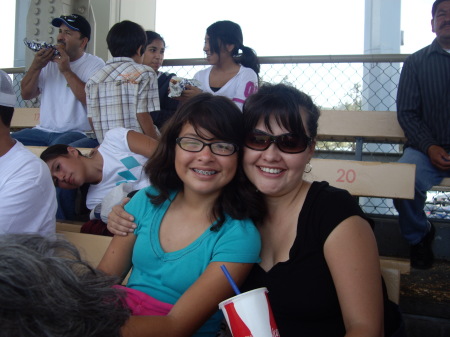 Me & Baby at Dodger's Stadium