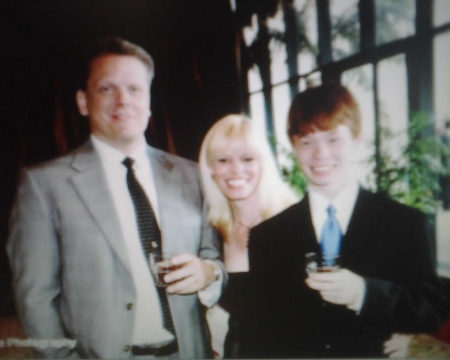 Curt (husband), me & Jordan (son)