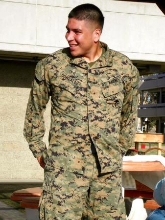 My Marine son Marcus