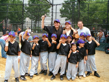 Managed my very First Baseball Team!!! 2004,