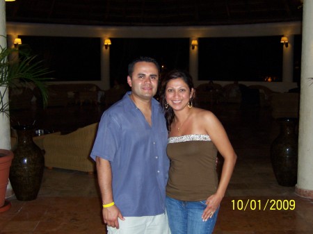 Me and my husband, John in Cancun