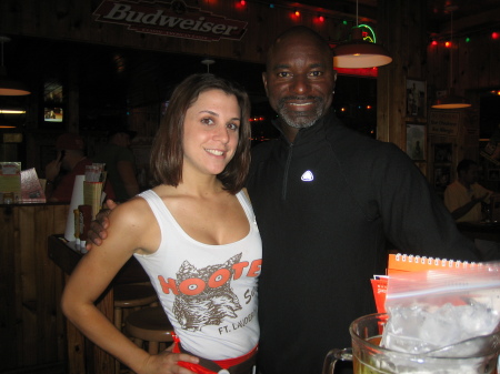 After Race celebration at Hooters