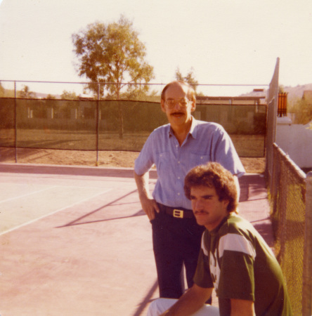 Dad and me, Phoenix, Cave Creek, 1981