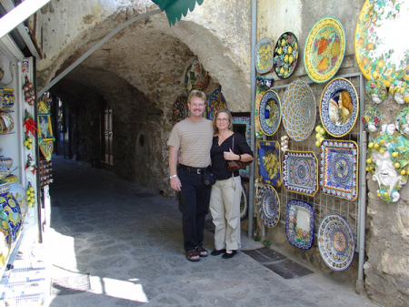 Market in Ravello, Italy