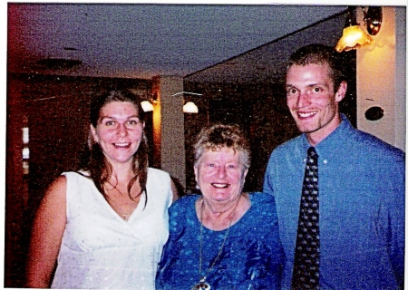 My oldest son -Sean, Jessica and my Mom