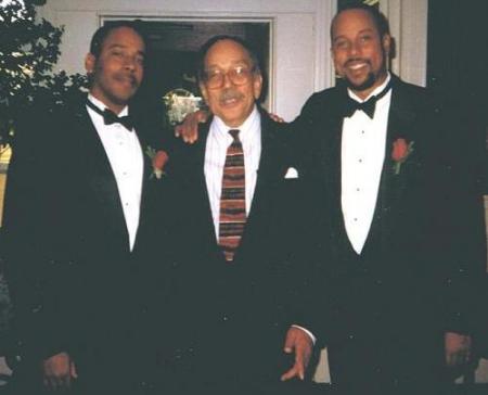 Me (left), my late father, and my older brother