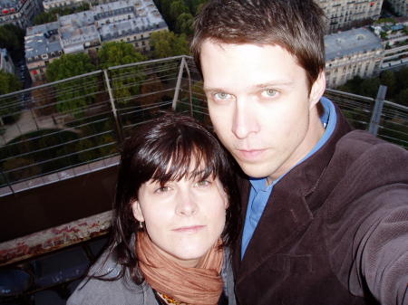 rob and i, eiffel tower