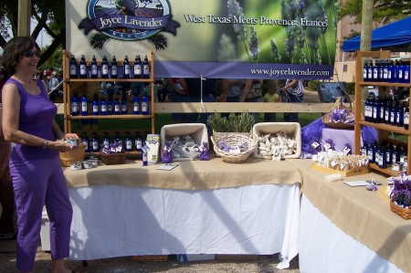 Lavender booth