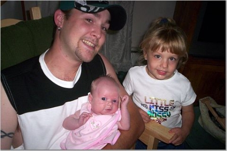 Danny, his daughter Alayna and Shannon