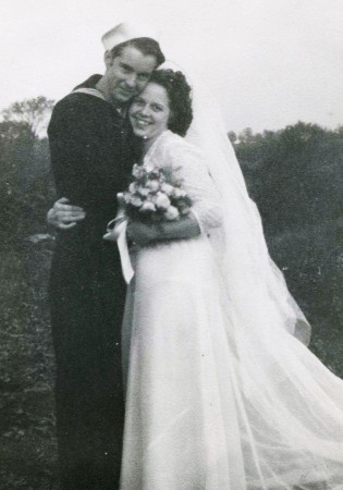 My biological Dad and my Mom on wedding day