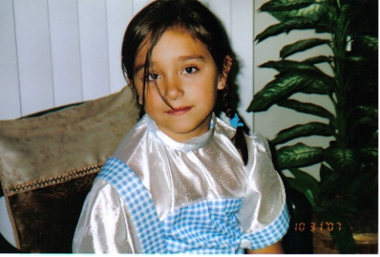 Jenna as Dorothy - Halloween 2007