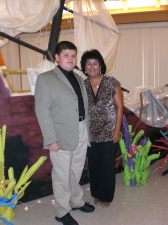 Took my son to my school's prom April 2008