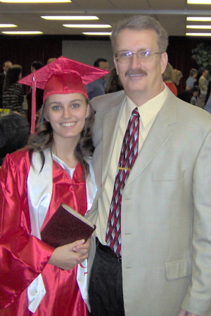 My daughter Tori at graduation 2007