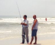 Steve Lorengo at the Beach