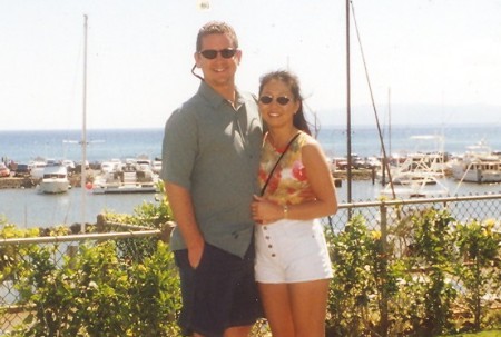 My husband and me in Hawaii