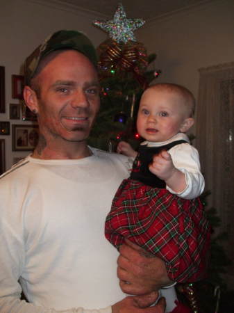 My son, Kenneth and my granddaughter, Harley