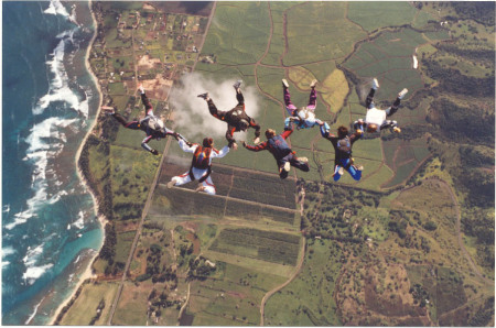 Skydiving in Hawaii