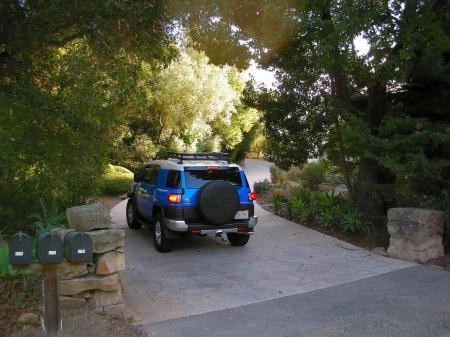 Entrance to Our Home in My Favorite Car Ever!