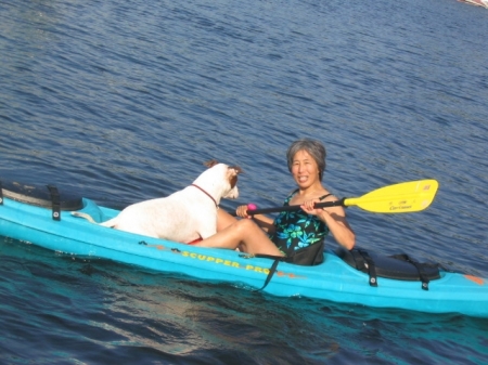 Kayaking with Mika