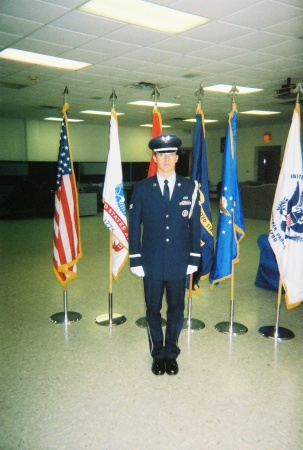 Patrick in uniform