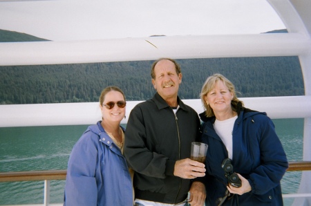 David Turner with Wife Martha (left) & Me on right