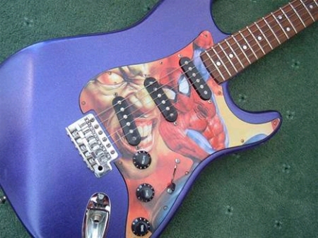 Spiderman guitar