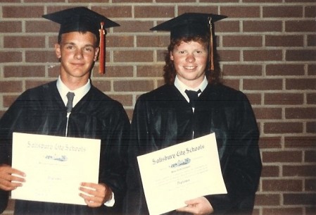 Me and Bryan Caldwell with our Diplomas