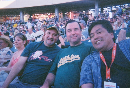 Rivercats game with Greg and Bobby