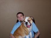 my oldest son Zachary 23 and his dog