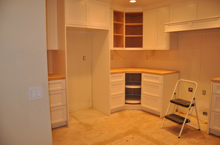 Kitchen early stages of remodel