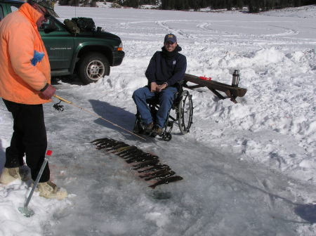 Ice fishing