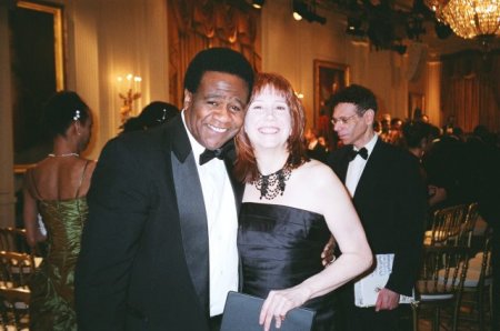 Lynn at the White House with Al Green