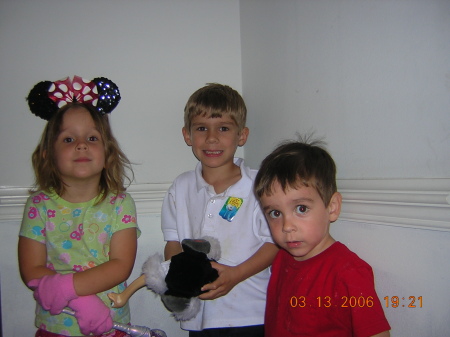 Sarah (4), Anthony (5), and Mason (3)   March 2006
