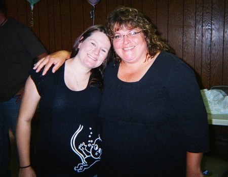 Debra and I at her baby shower '08(Fall)