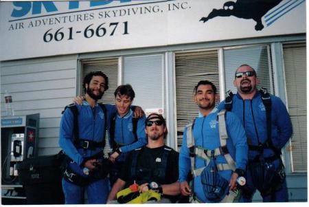 Sky Diving with old friends