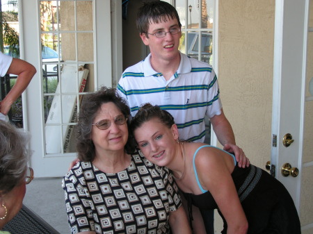 Garrett, Holly and my mom