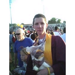 My middle son, Michael at graduation.