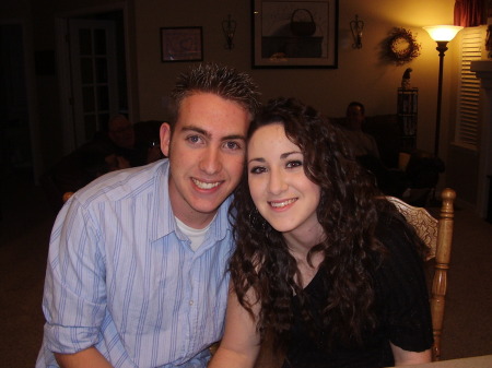 My Son shawn and his Girl friend Rae...Christmas 2007