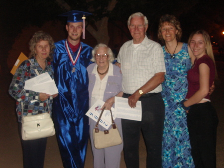 Our family at Britton's Graduation