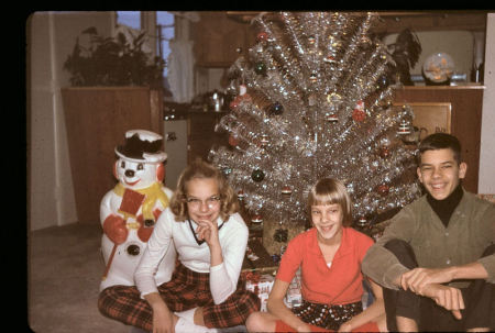 Christmas 1965 with the Roberts kids