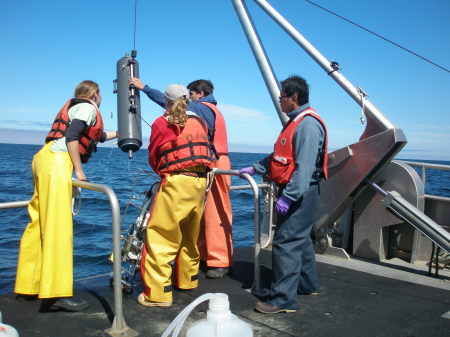 Working out on the boat...