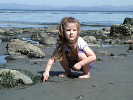 My eldest daughter in 2005