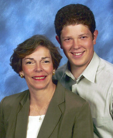 Jackie and son Jon, 2005, age 17