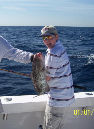 Kyle and his Grouper