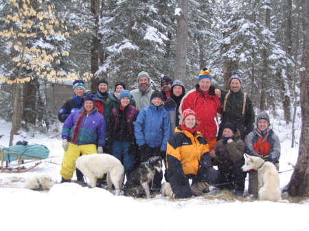 Dog sledding in Canada 2006